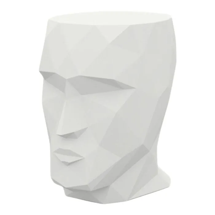 Adan, table d'appoint tête design, lumière en option