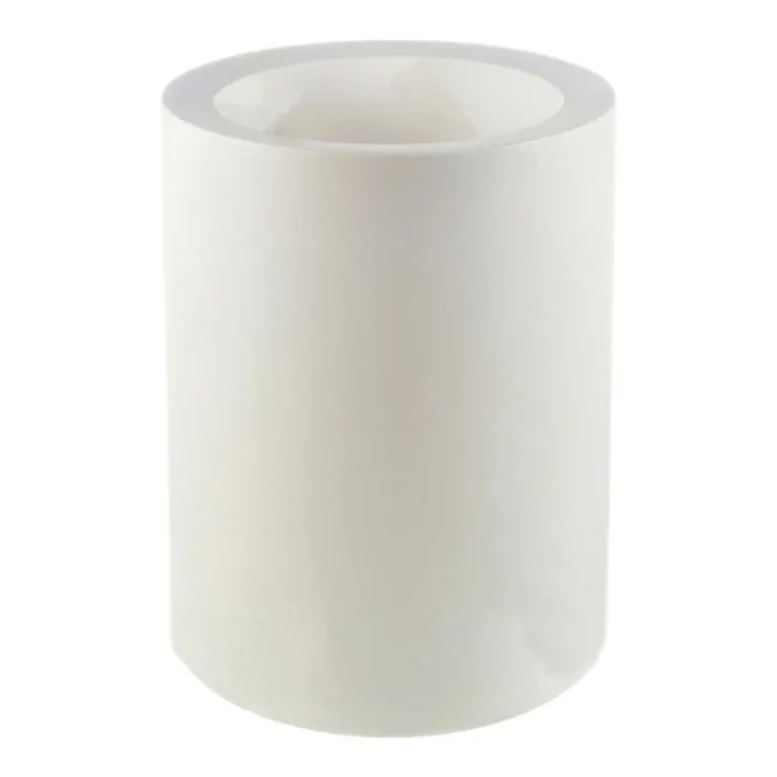 Cilindro, pot de fleurs, finition blanche