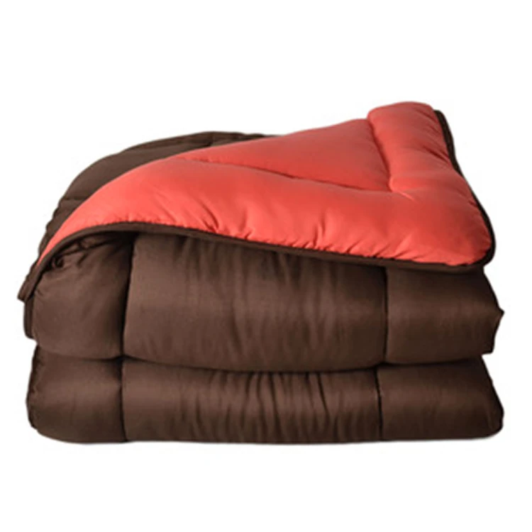 Couette chaude microfibre bicolore 400 gr/m2