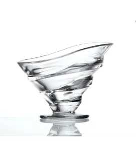 Coupe à dessert rond transparent verre pressé Ø 14 cm Circee La Rochere