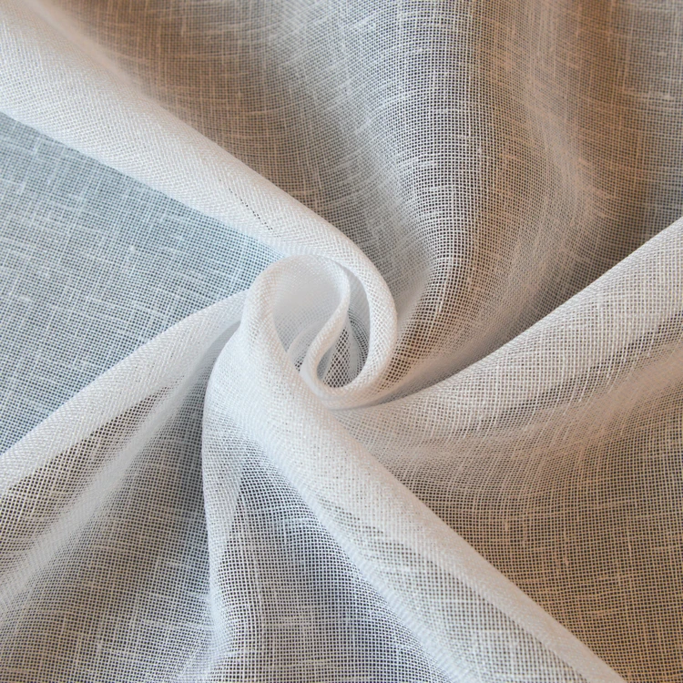 Tissu plombé effet lin