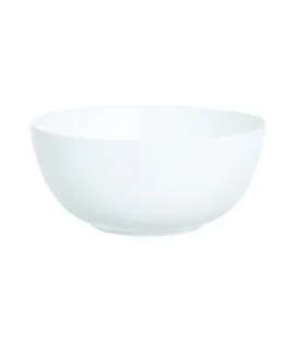 Saladier rond blanc verre opal Ø 21 cm Diwali Luminarc