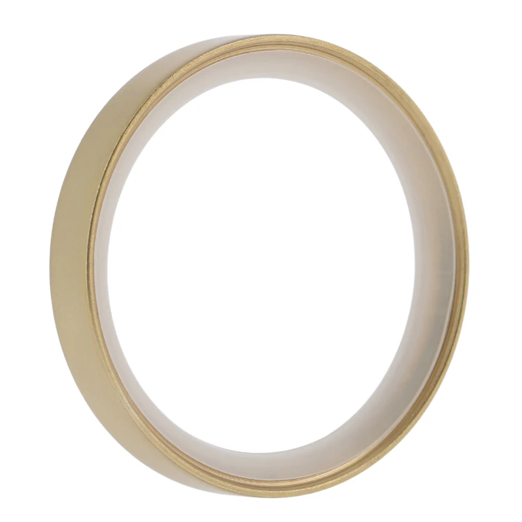 Lot de 10 anneaux plats pour tringle D28 mm doré mat