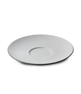 Sous-tasse à thé rond poivre porcelaine culinaire Ø 16 cm Equinoxe Revol
