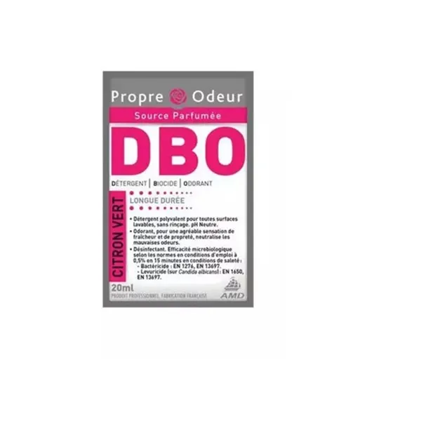 DBO CITRON VERT 250 Dosettes nettoyant bactéricide odorant