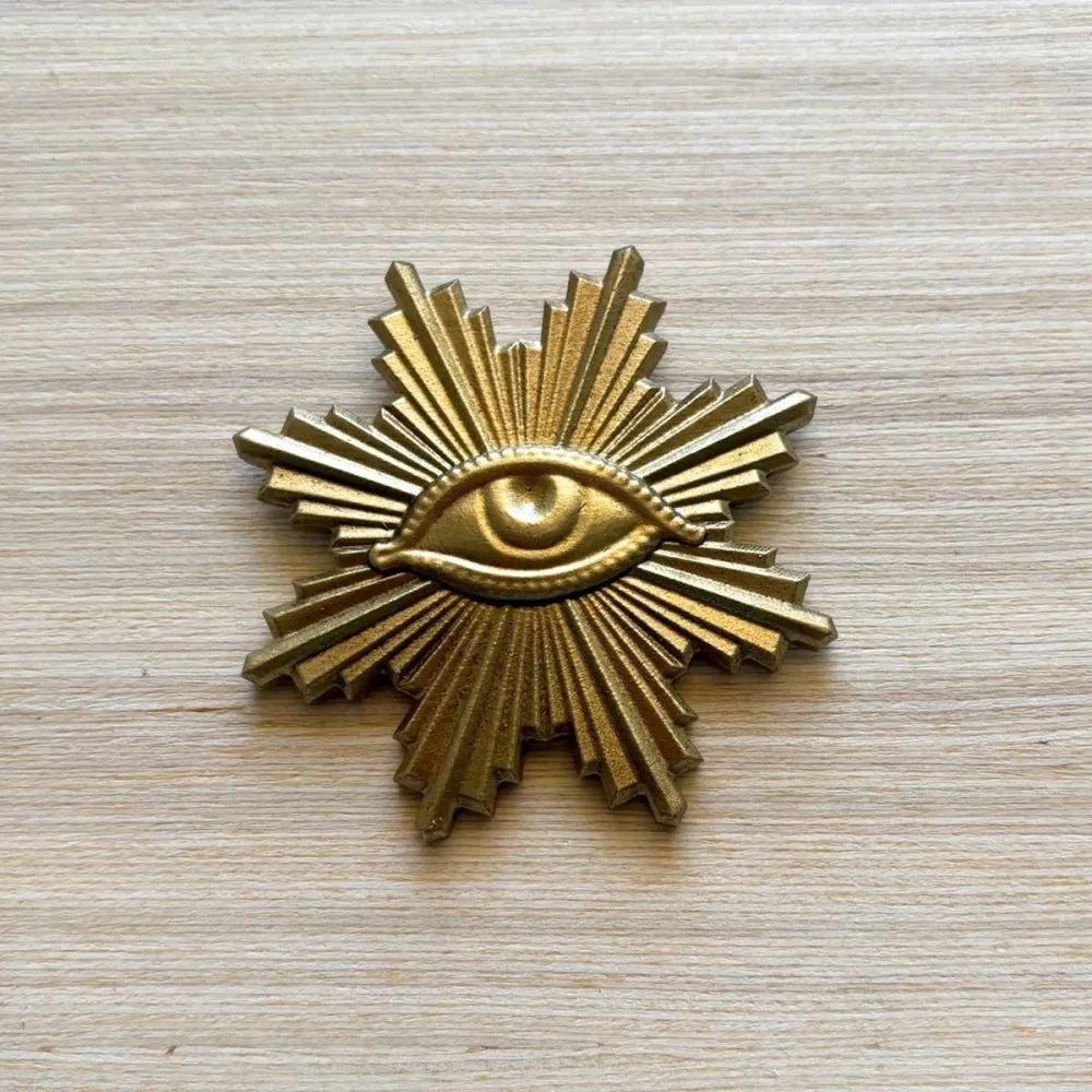 Déco murale Œil Ex-voto doré déco murale