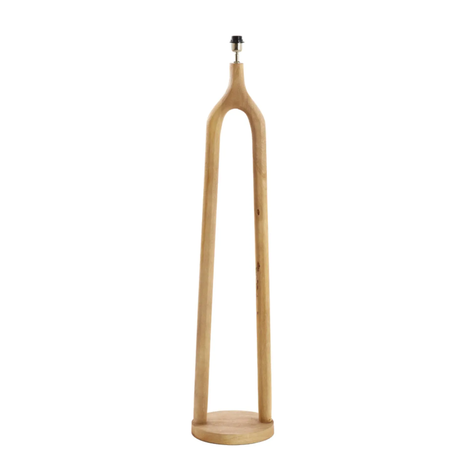 Socle de lampe en bois au design moderne Light & Living Xitta – H. 135 cm