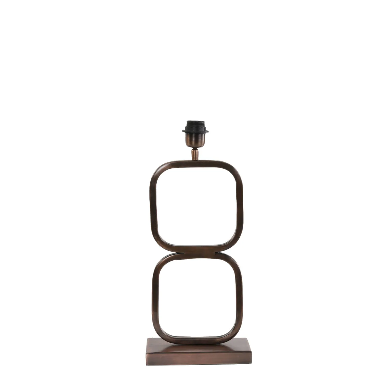 Socle de lampe en métal couleur bronze Light & Living Lutika – H. 46 cm