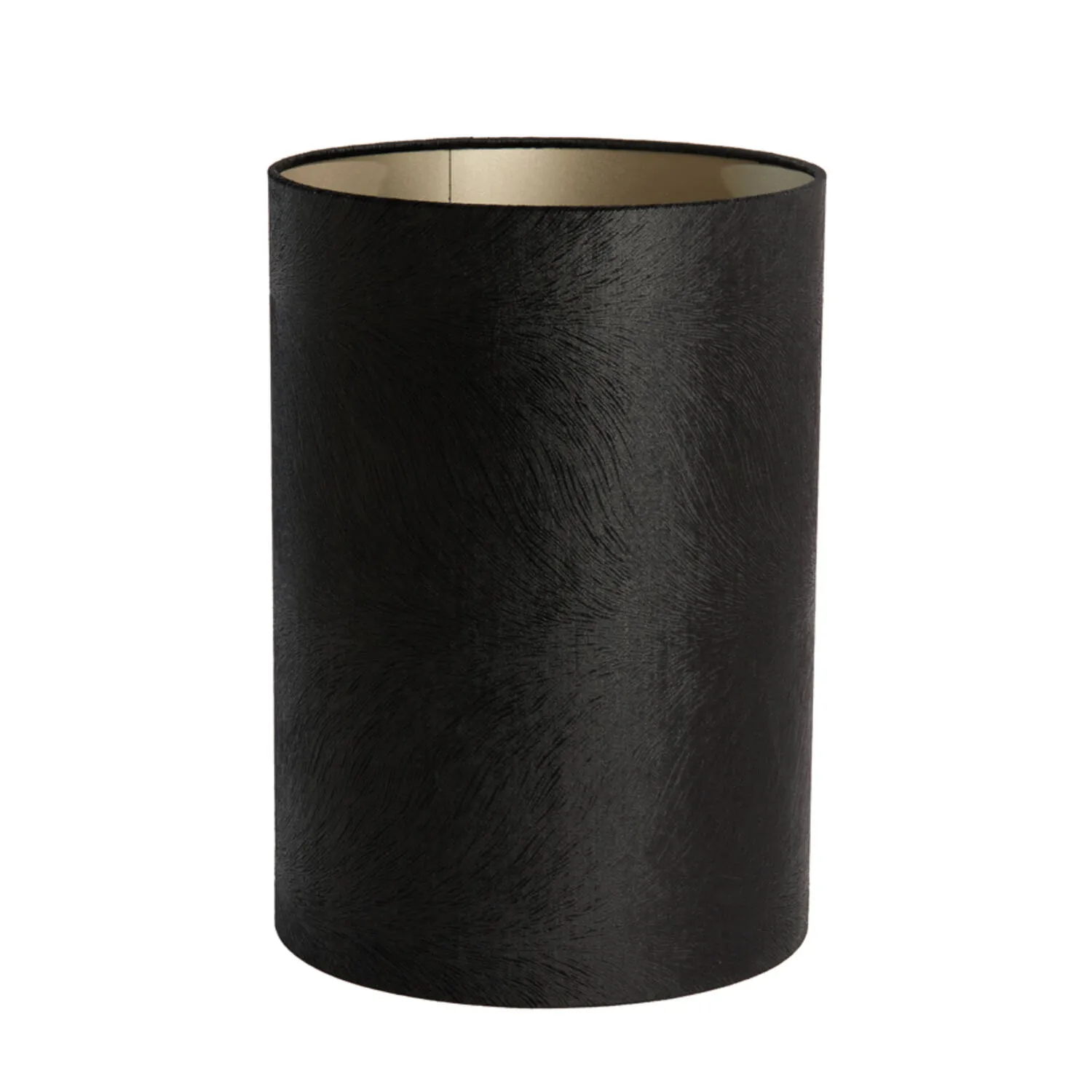 Abat-jour cylindrique noir Light & Living Lubis – Ø 30 cm