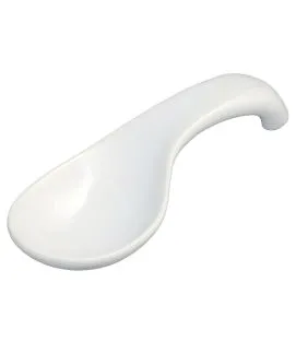 Cuillère à cocktail blanc porcelaine culinaire 11,5 cm Les Essentiels Revol