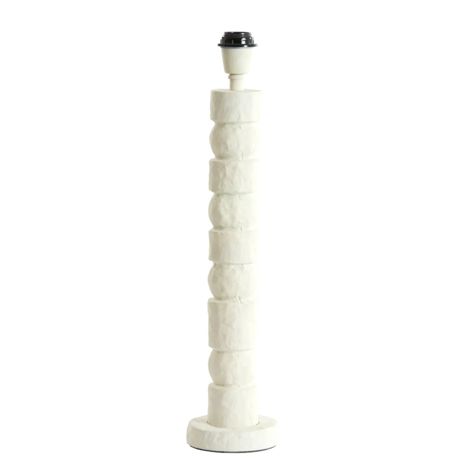 socle de lampe blanche Light & Living Akti – H. 58 cm