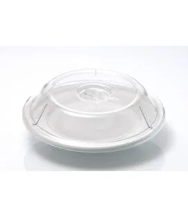 Couvre assiette rond transparent copolyester Ø 23,8 cm