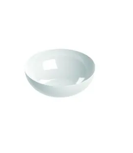 Saladier rond blanc porcelaine vitrifiée Ø 21 cm Style Astera