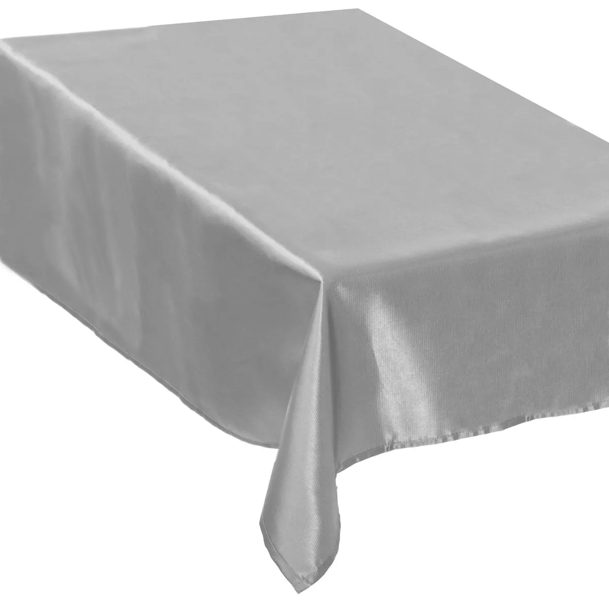 NAPPE SATIN ARGENT 140X240CM