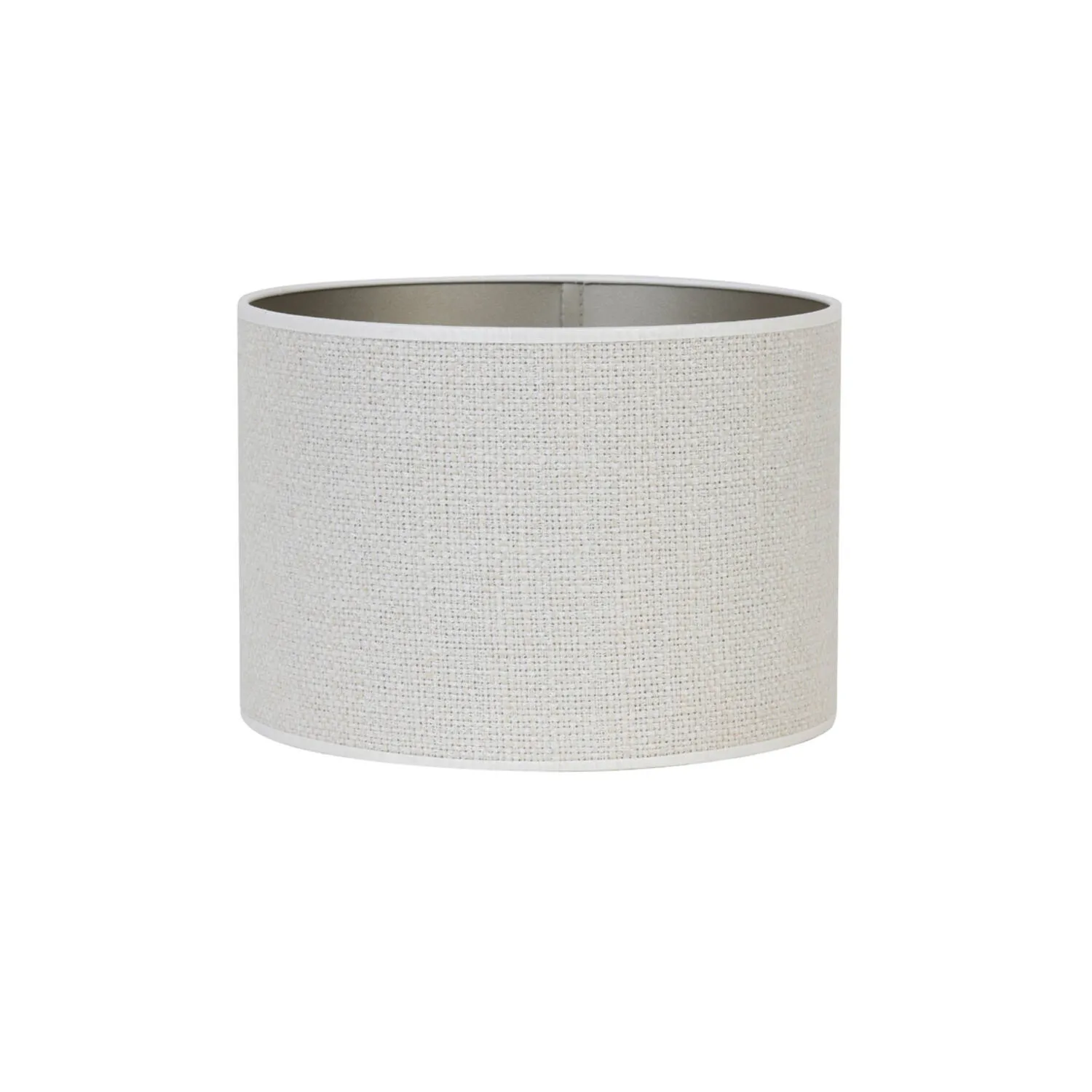 Abat-jour beige en forme cylindrique en tissu Light & Living Saverna – Ø 20 cm