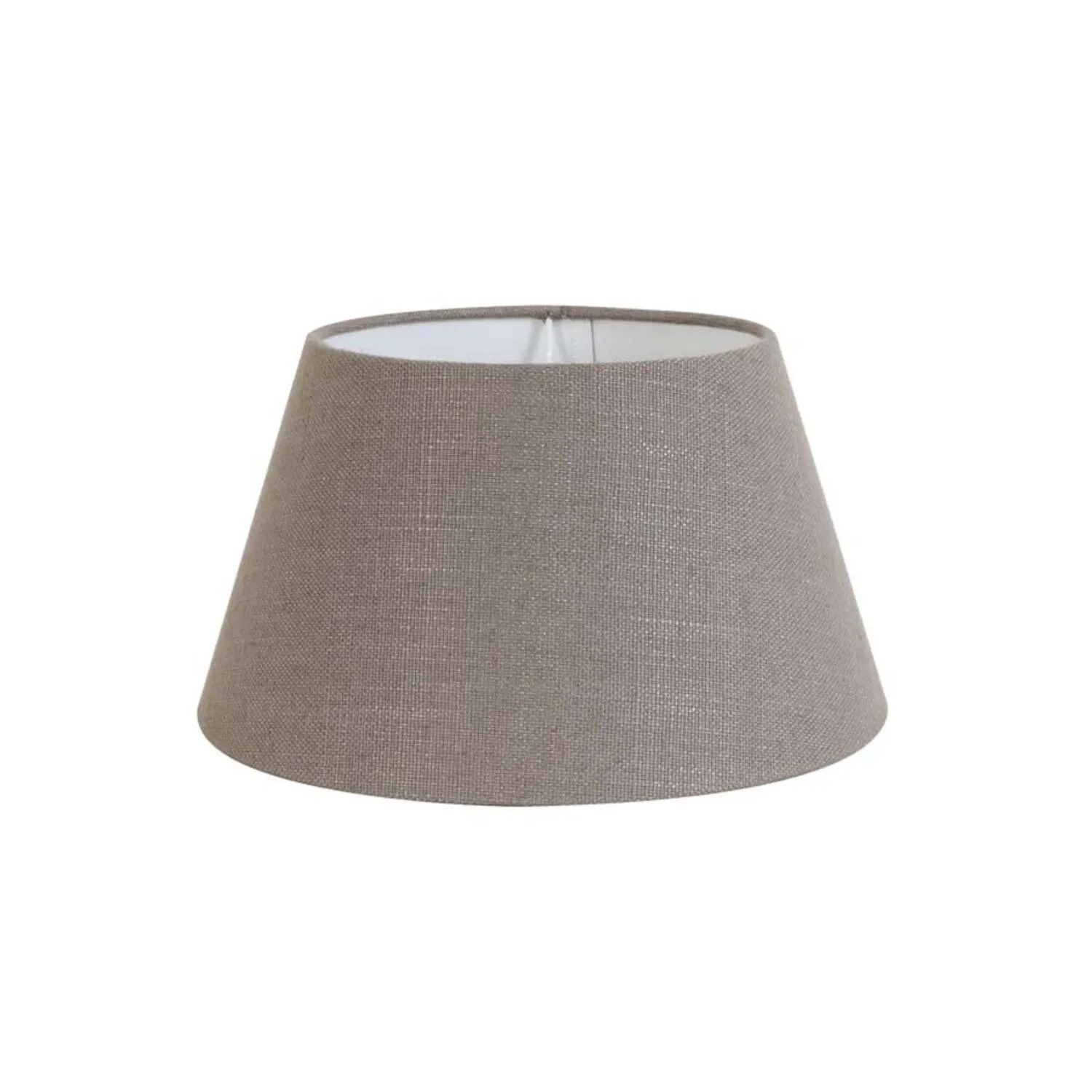 Abat-jour beige en tissu forme conique Light & Living Livigno – Ø 30 cm