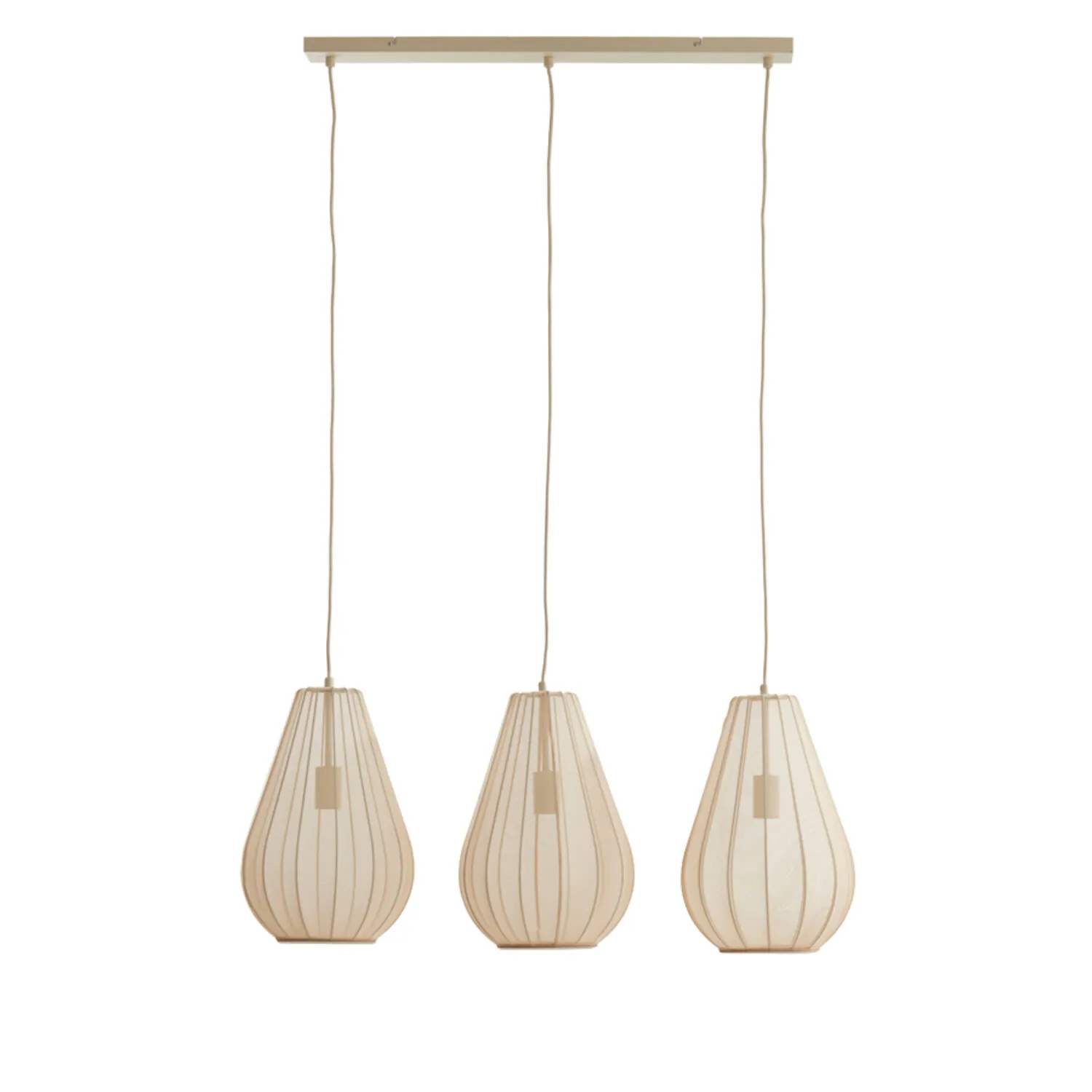 Ensemble de suspensions en fil beige Light & Living Itela – l. 80 cm