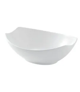 Saladier ovale blanc porcelaine 26 cm Matcha Pro.mundi