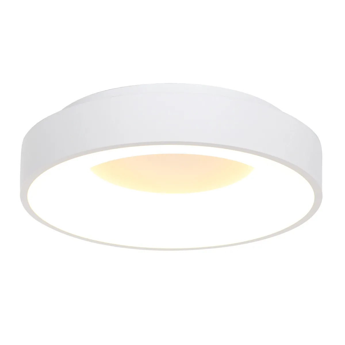 Grand plafonnier moderne LED Steinhauer blanc