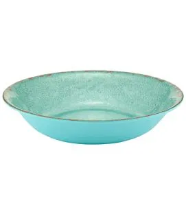 Grand plat creux mélamine bleu Ø 35 cm 7 cm 3,5 L Casablanca Dalebrook