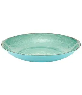 Grand plat creux mélamine bleu Ø 42 cm 7 cm 6 L Casablanca Dalebrook