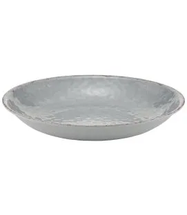 Grand plat creux mélamine gris Ø 42 cm 7 cm 6 L Casablanca Dalebrook