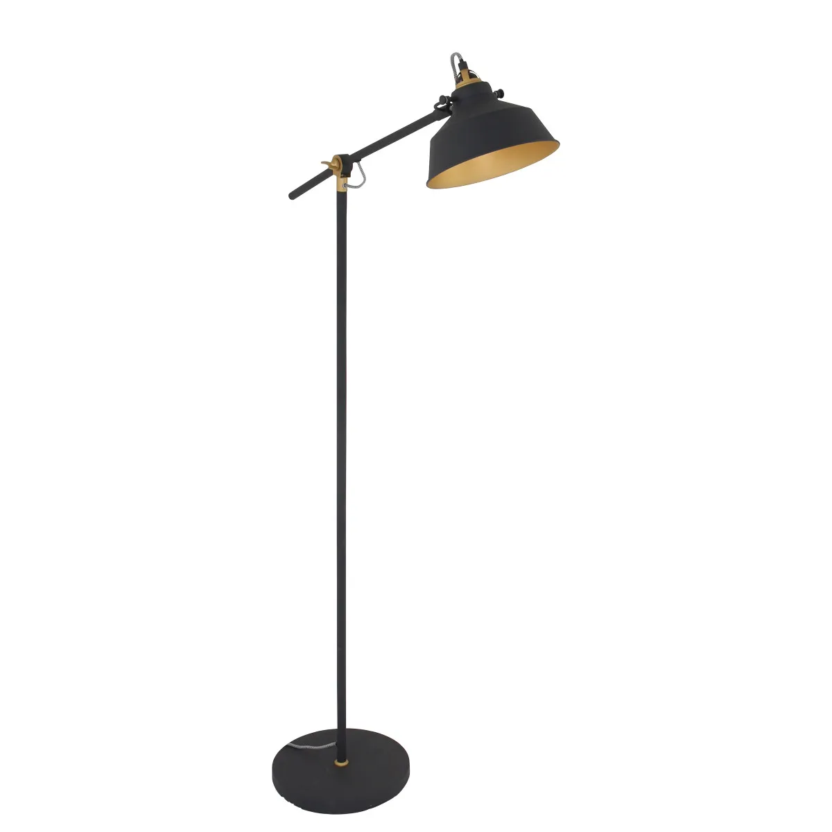 Lampadaire avec détails dorés Mexlite Nove