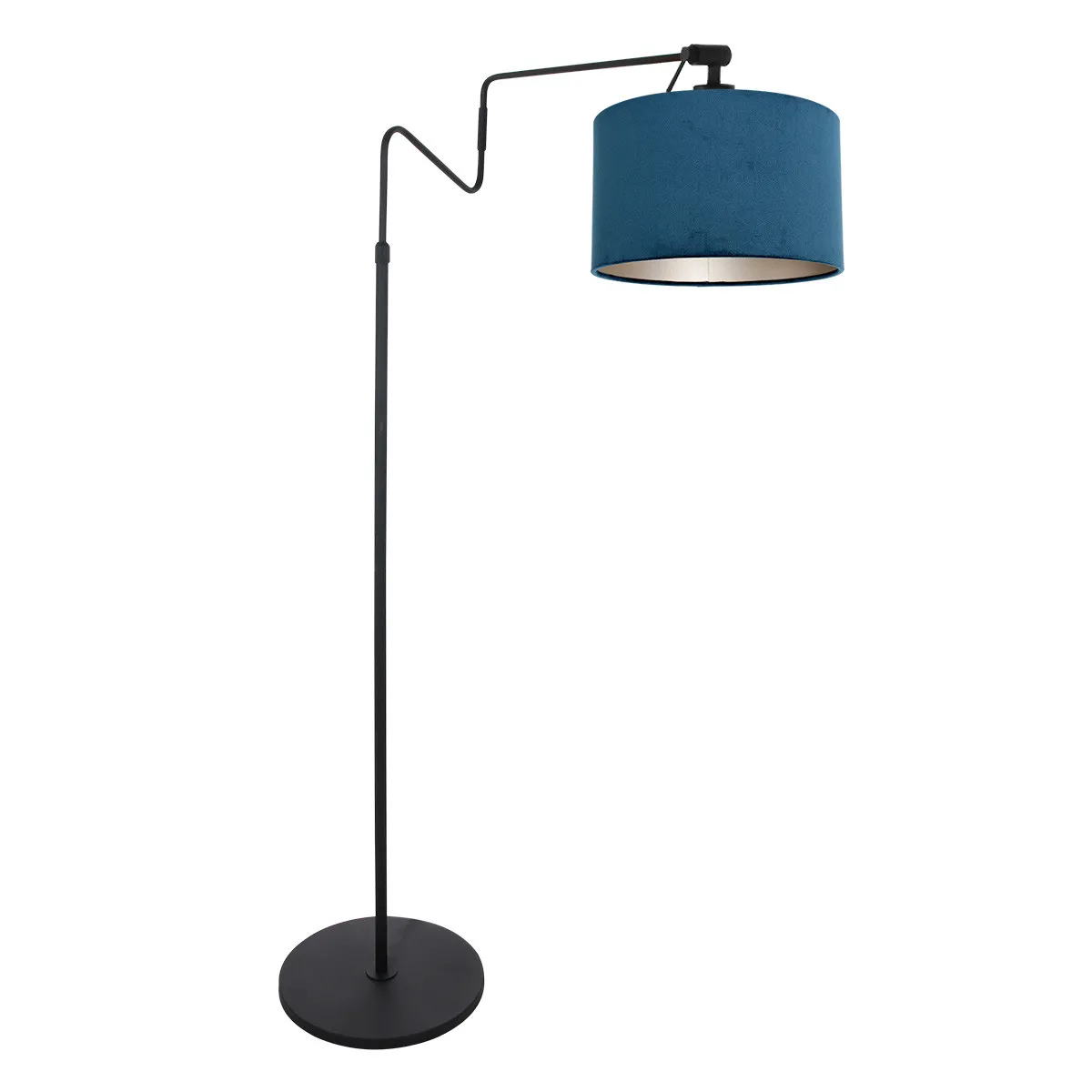 Lampadaire tendance  en acier Steinhauer Linstrøm bleu et noir