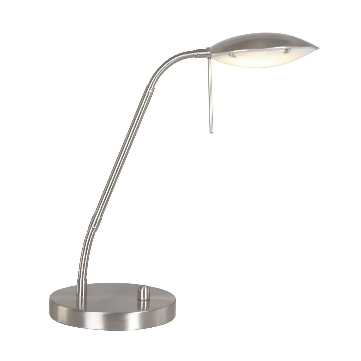 Lampe de table moderne en acier et verre Mexlite Eloi