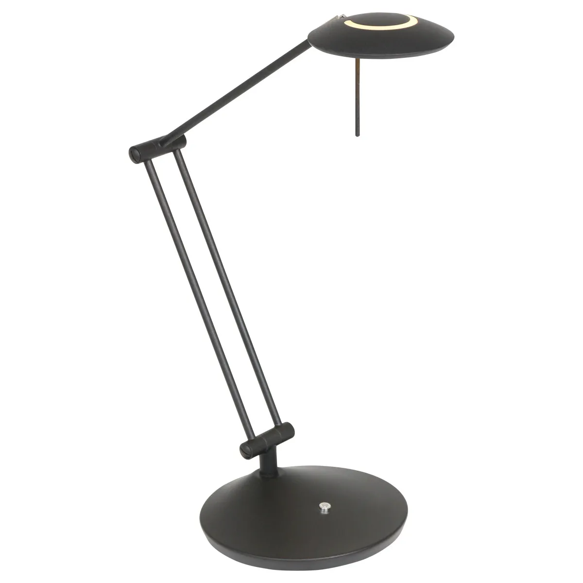 Lampe de bureau LED noire moderne Steinhauer Zodiac LED
