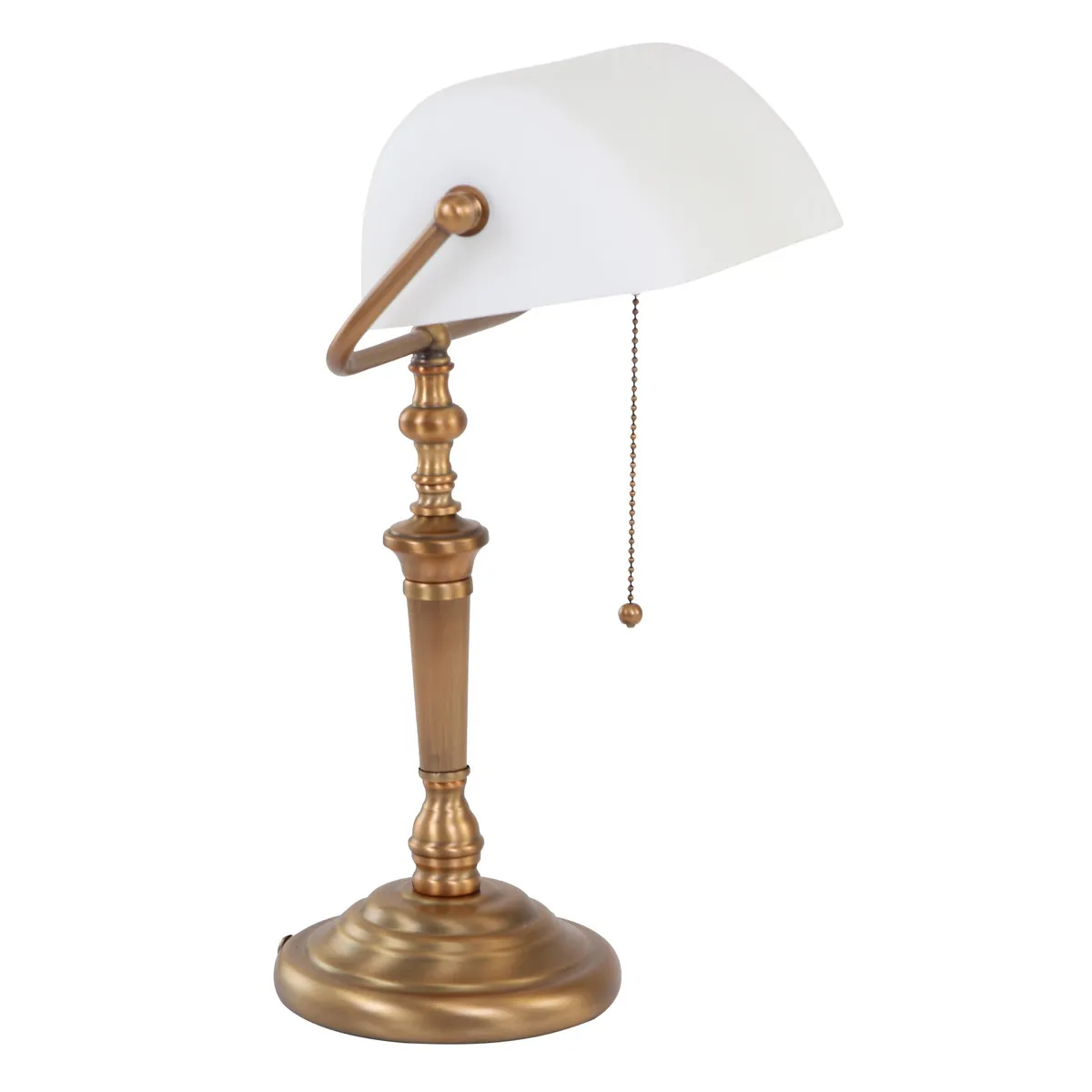 Lampe banquier bronze classique Steinhauer Ancilla