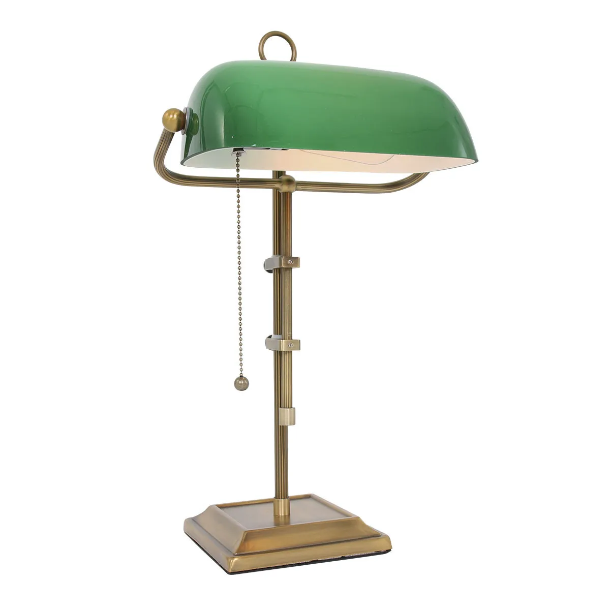 Lampe de notaire classique en bronze Ancilla