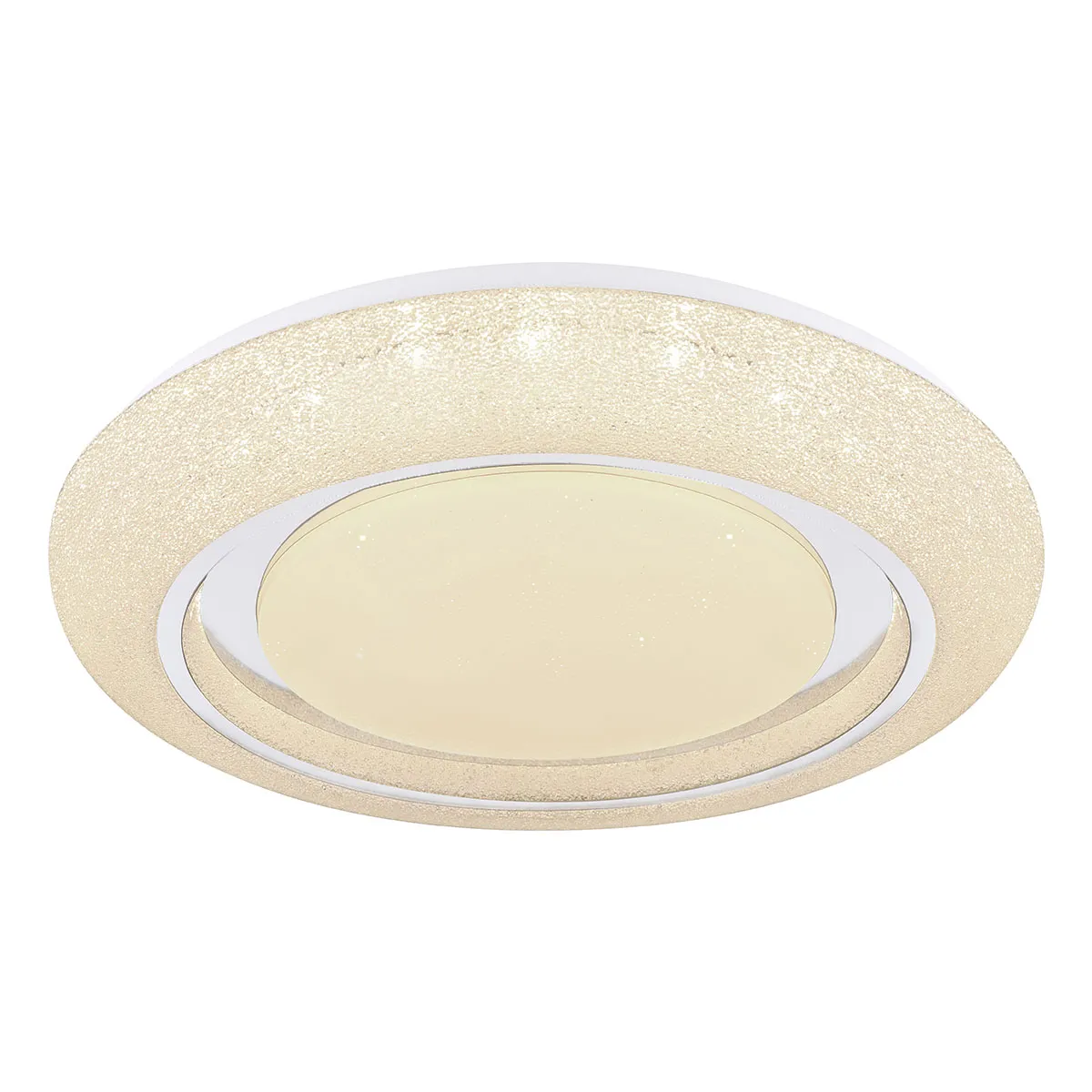Lampe de plafond classique blanche en métal Globo Rada