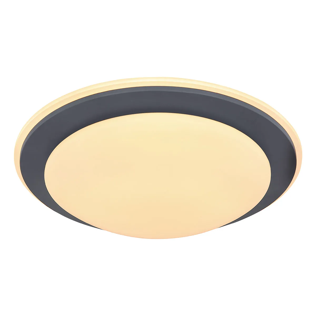 Lampe de plafond moderne blanche ronde Globo Deggi