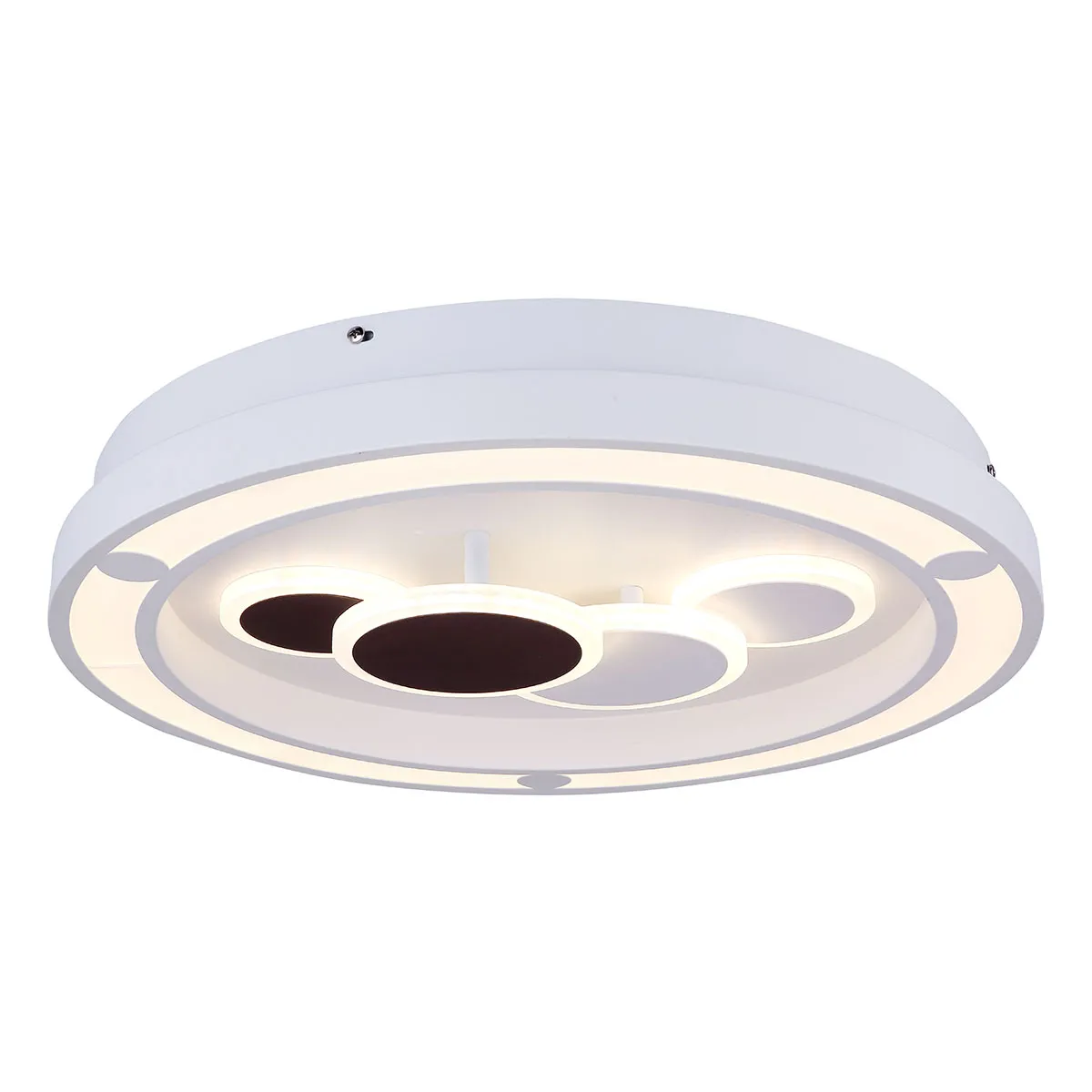 Lampe de plafond moderne blanche ronde Globo Kolli