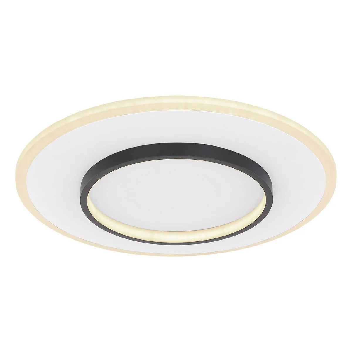 Lampe de plafond moderne ronde en métal blanc Globo Lima