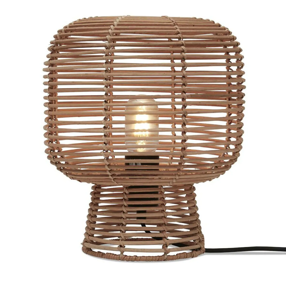 Lampe de table bohème en rotin naturel GOOD & MOJO Tanami