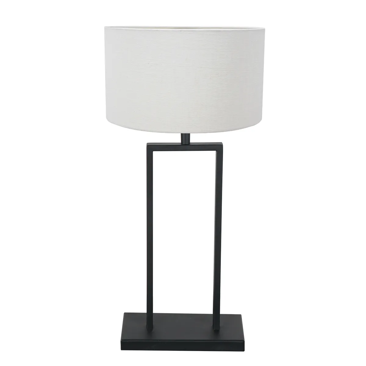Lampe de table industrielle avec abat-jour blanc Steinhauer Stang