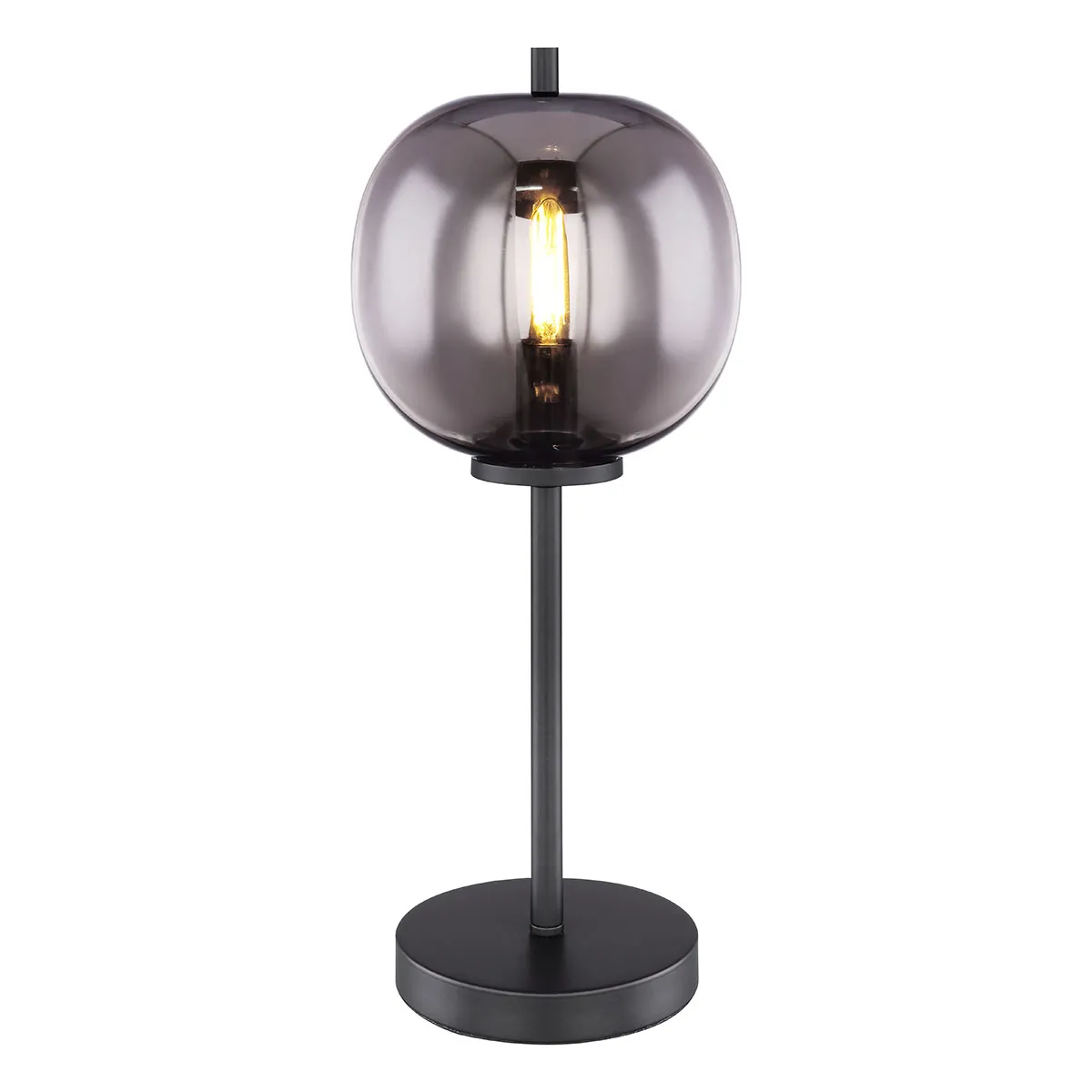 ampe de table moderne en métal noir Globo Blacky