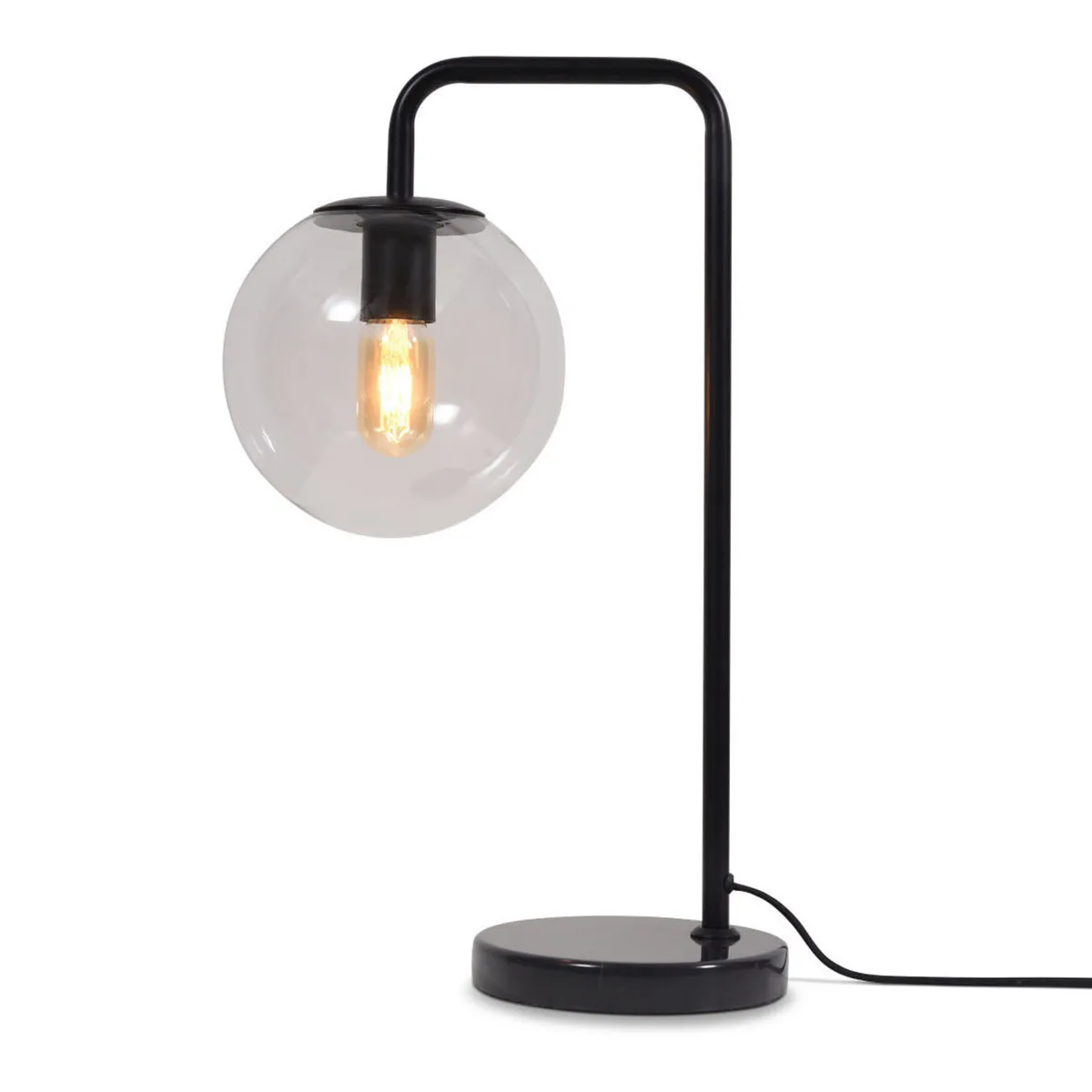 Lampe de table moderne en métal noir It’s About RoMi Warsaw