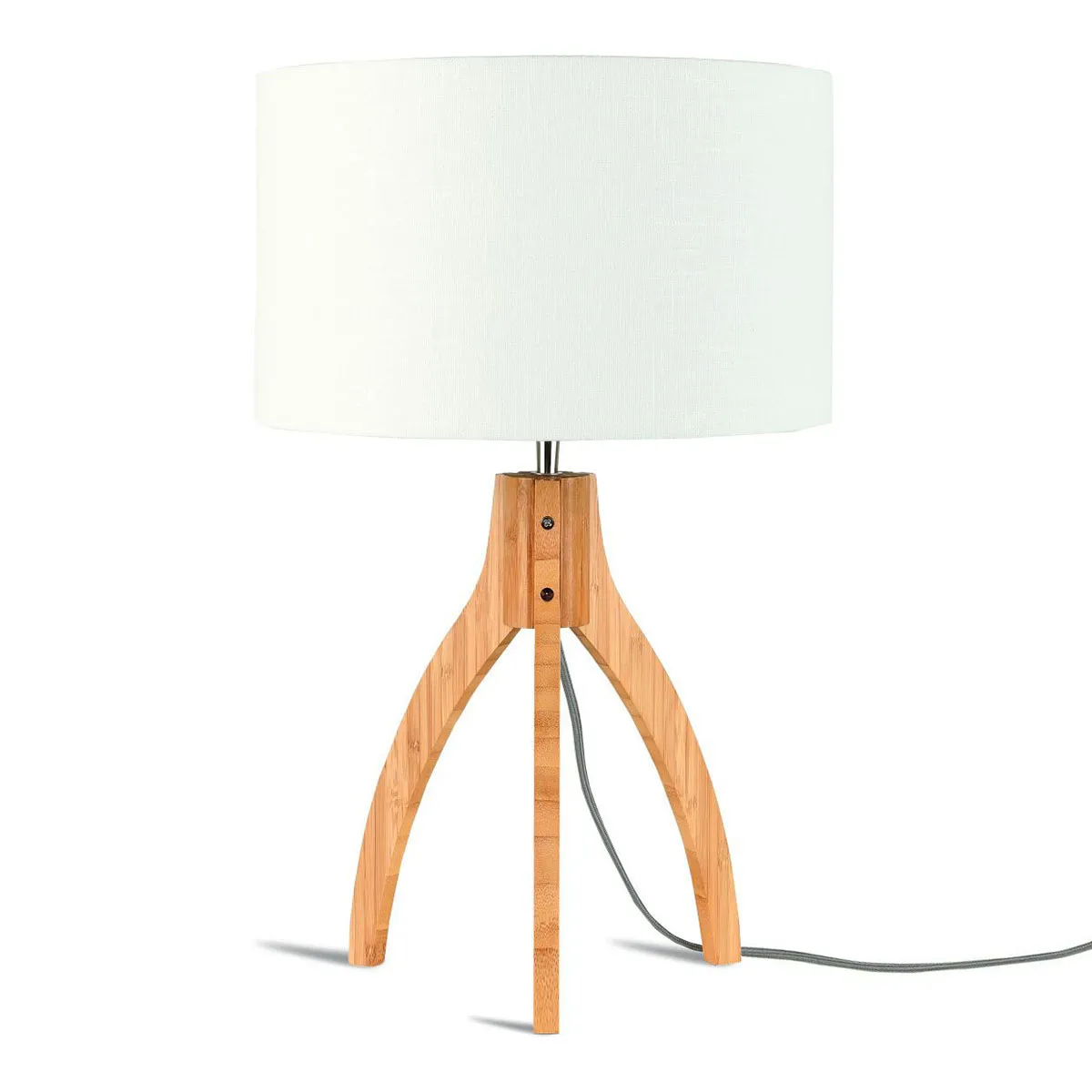 Lampe de table tabouret blanc haut GOOD & MOJO Annapurna