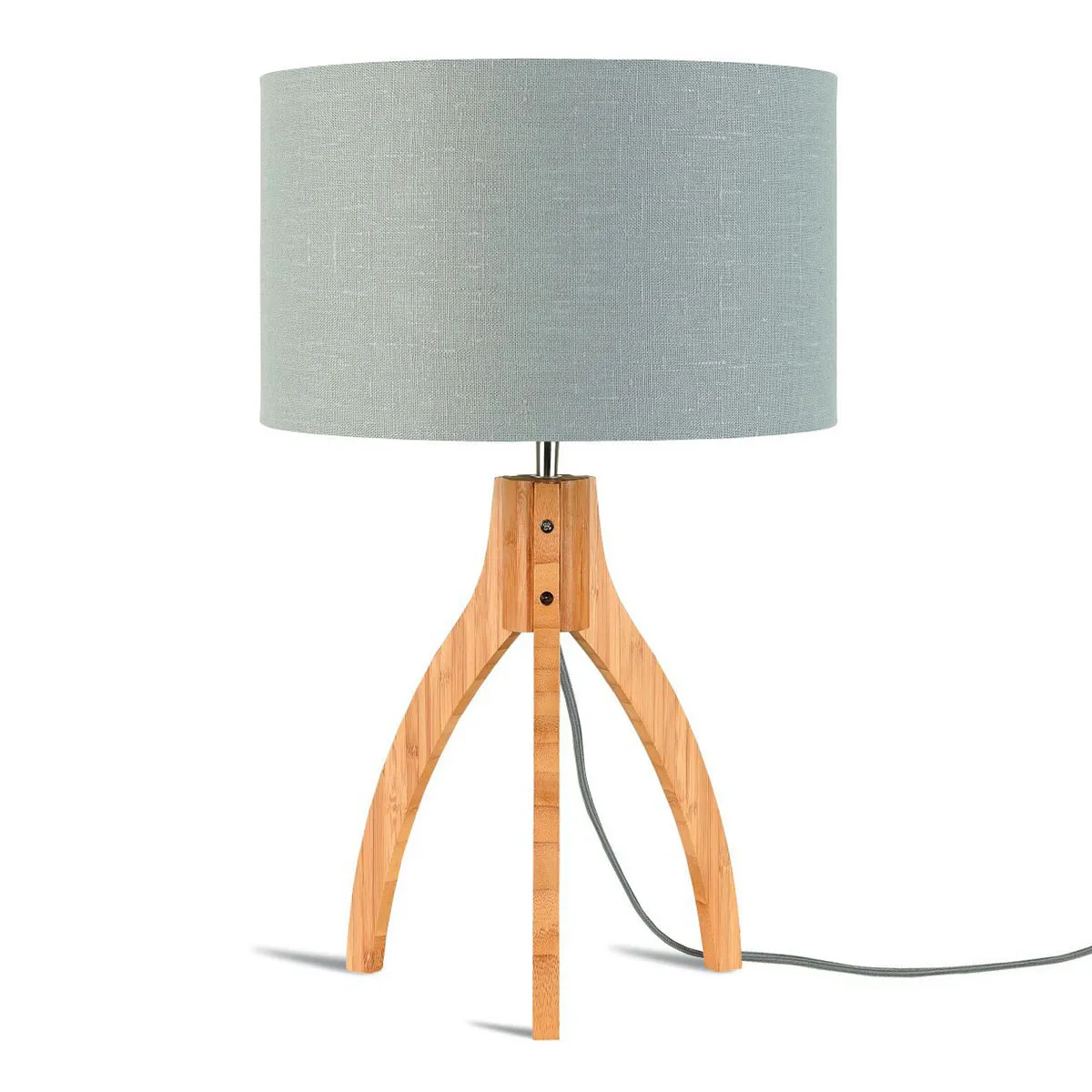Lampe de table tabouret gris clair haut GOOD & MOJO Annapurna