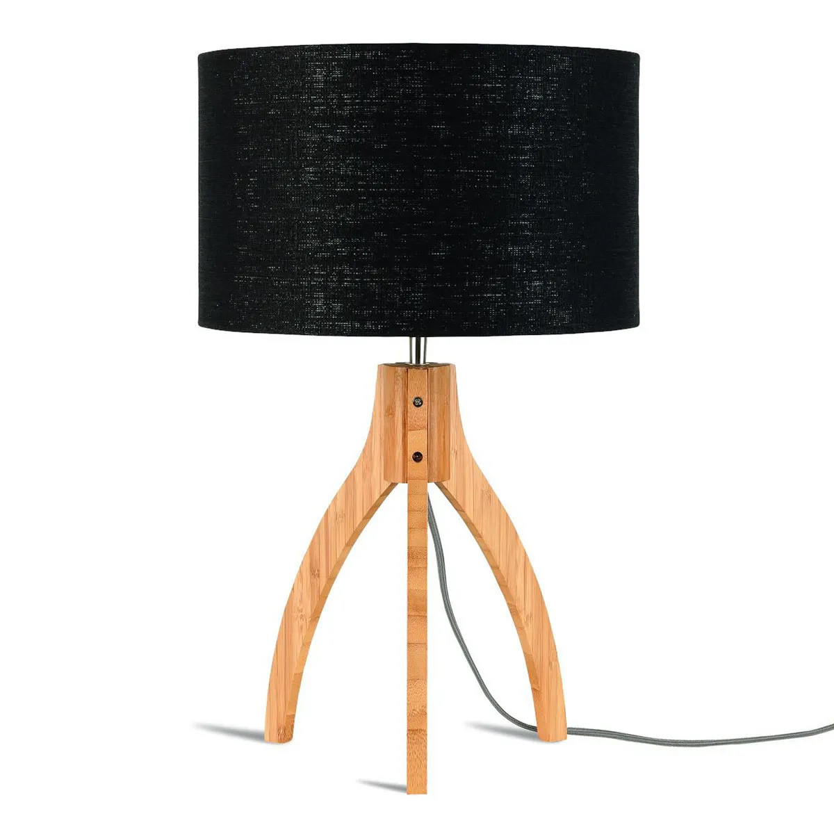 Lampe de table tabouret noir haut GOOD & MOJO Annapurna
