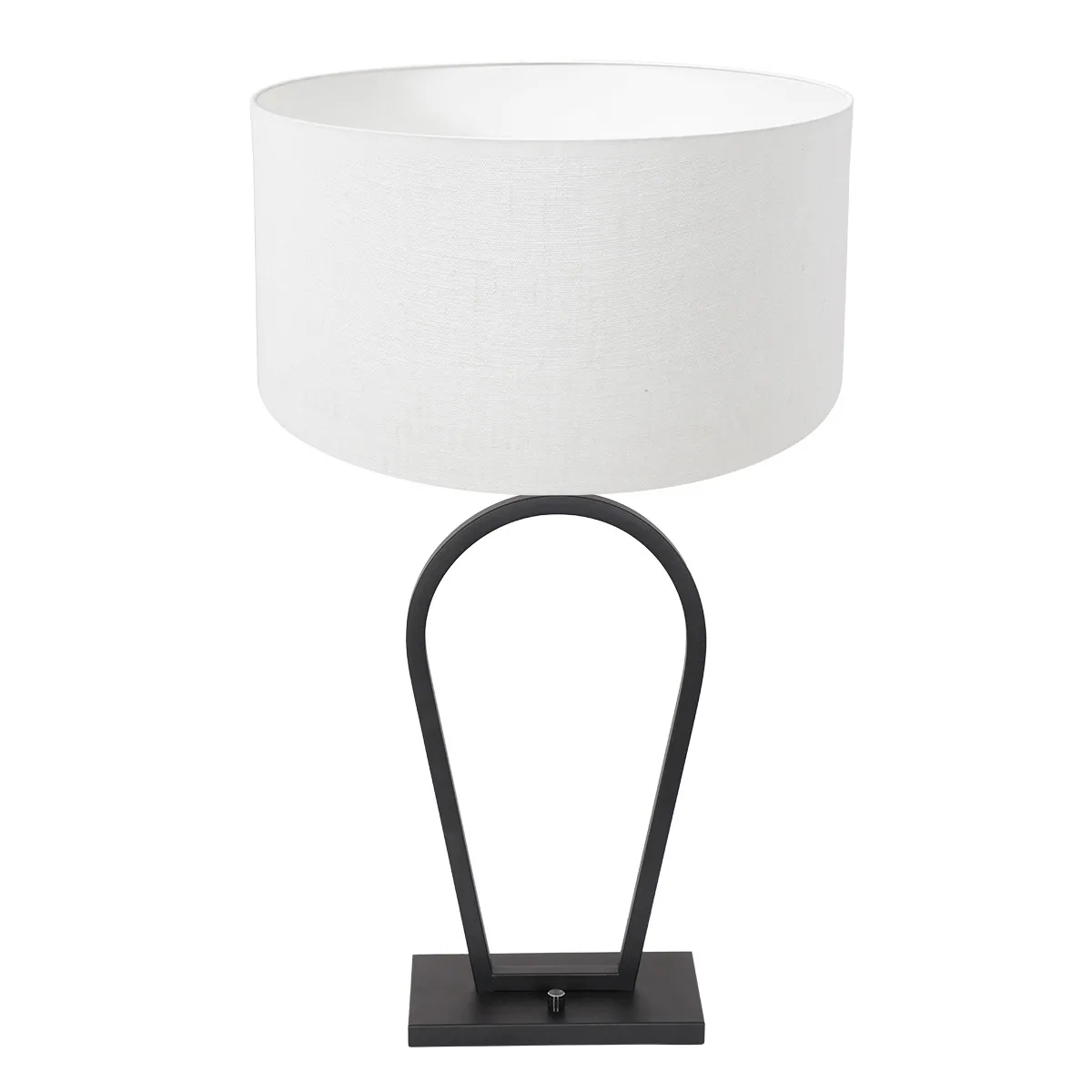 Lampe de table noire tendance en métal Steinhauer Stang