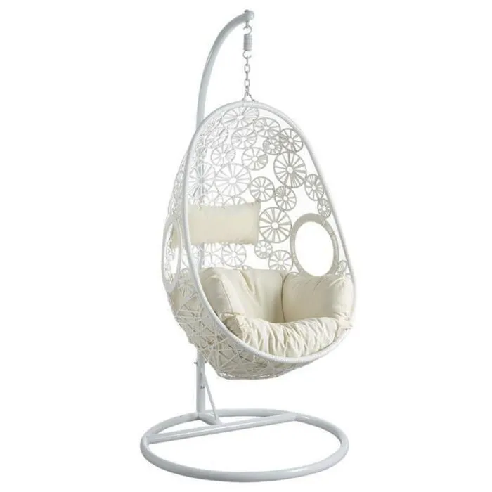 Donia, balancelle blanche, intérieur extérieur