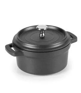 Mini cocotte fonte d'aluminium Revêtement anti-adhésif Avec couvercle Ø 10 cm 5 cm 0,24 L Lacor
