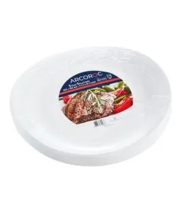 Assiette à steak verre opal 30x25,8 cm Evolutions Arcoroc