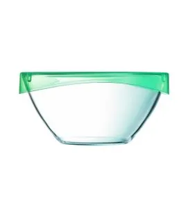 Saladier avec couvercle hermétique transparent verre trempé Ø 17 cm Keep'n Box Luminarc