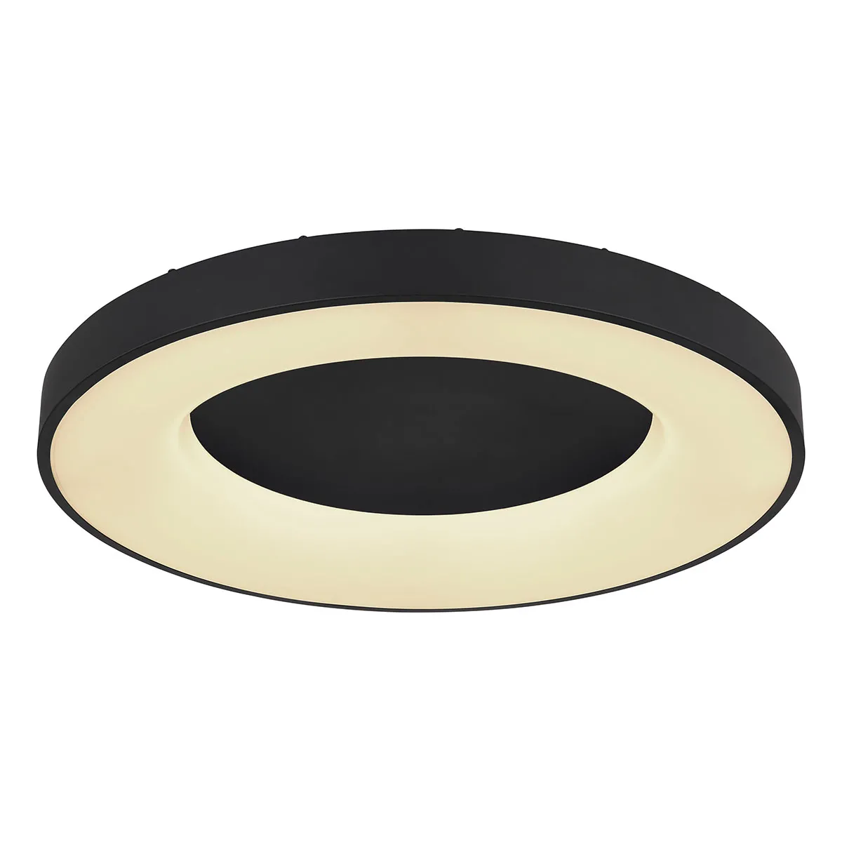 Plafonnier moderne rond noir Globo Jolli