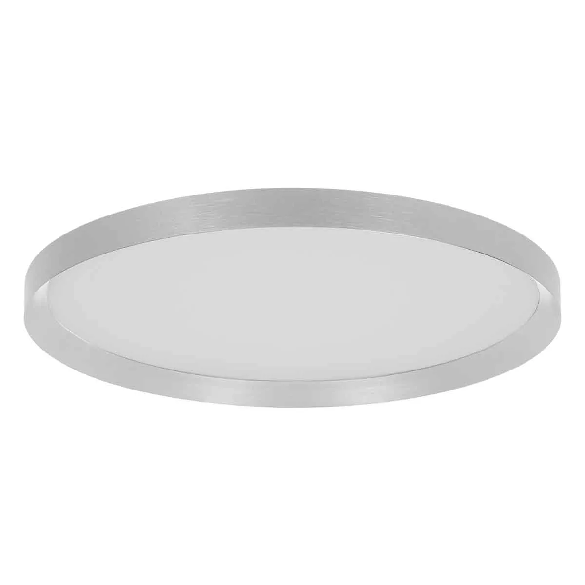 Plafonnier rond couleur acier Steinhauer Flady